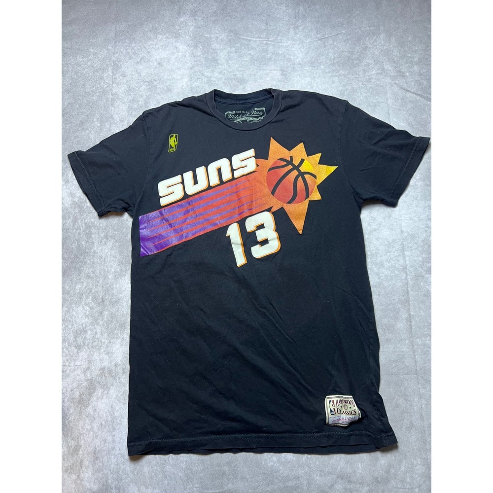 Mitchell & Ness Phoenix Suns Steve Nash Mens Small Black Graphic T-Shirt 13